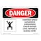 Signmission OSHA Danger Sign, Confined Space Check Oxygen, 10in X 7in Decal, 7" H, 10" W, Landscape OS-DS-D-710-L-1089 - alternate 1